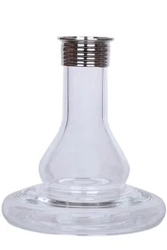 Glass of water-filled hookah Stock Photos