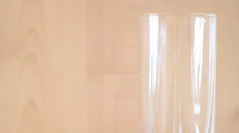 Glass of water Stock Footage 1073244
