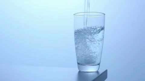 Glass of water Stock Footage 22018154