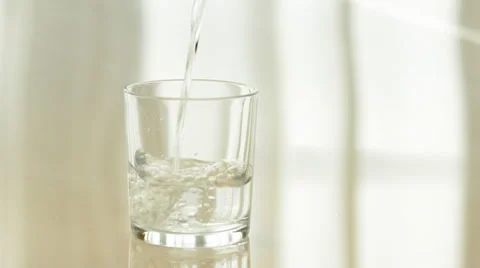 Glass of water Stock-Footage 33691106