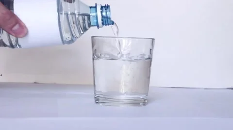 Glass of water Stock Footage 52884964