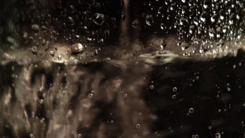 Glass of water Video stock 83399952