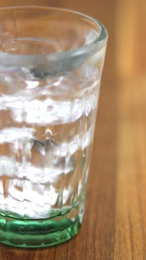 Glass of water Stock Footage 269271000