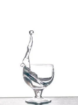 Glass With Water Stock Photos