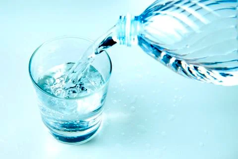 Glass of a water Stock Photos
