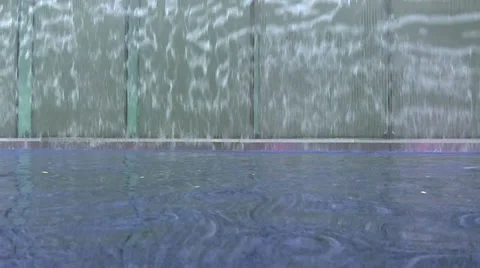 Glass waterfall 2 Video stock 36063233