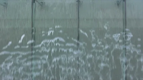 Glass waterfall Stock Footage 36055650