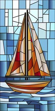 Glass Waves Stock Illustration