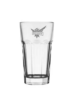Glass on the white background, close up Stock Photos