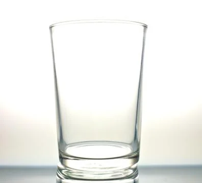 Glass on white background Stock Photos
