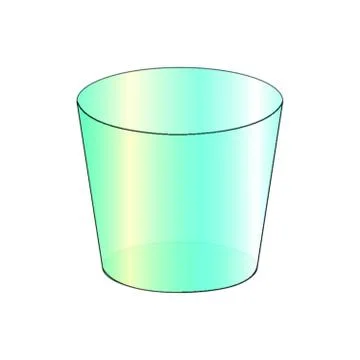 Glass on white Illustrazione stock