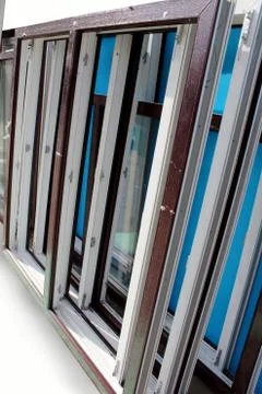 The glass of the window Stock Photos