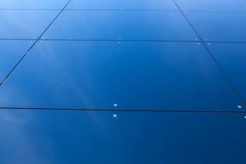 Glass windows of the building Stock Photos