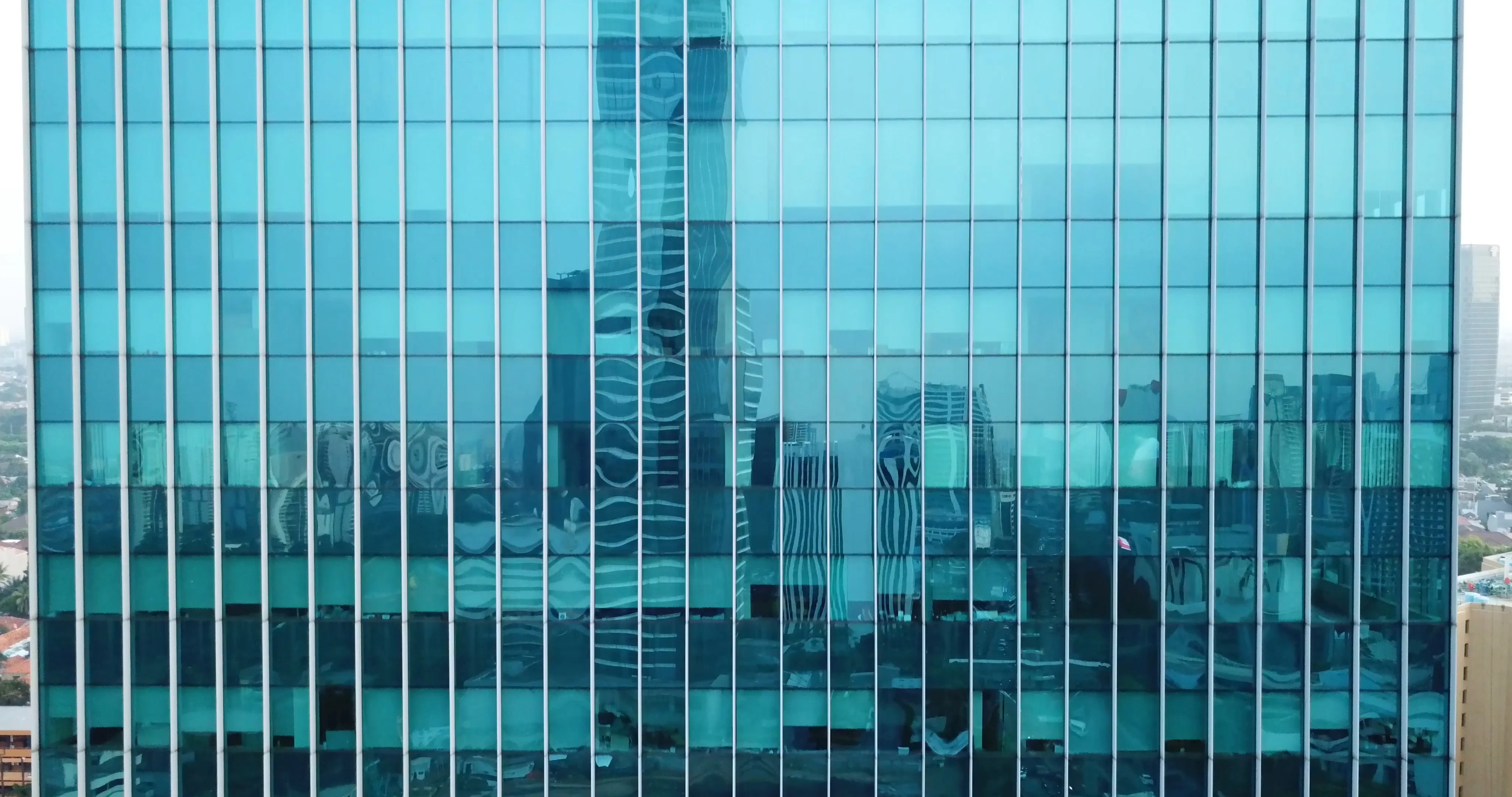 Glass windows of modern office building | Stock Video | Pond5