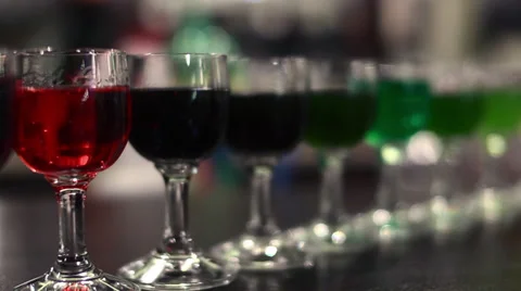 Glass of wine Stock Footage 30753202