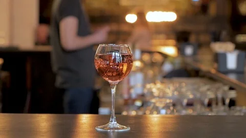 A glass of wine Video stock 92729296