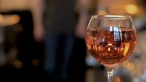 A glass of wine Video stock 92729374