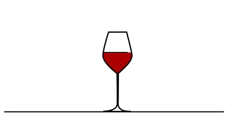 Glass of wine Stock Footage 111837467