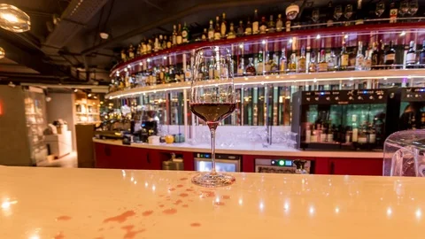 Glass of wine Stock Footage 113229697