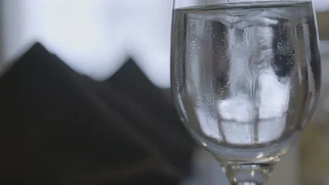 A glass of wine Stock Footage 155455476