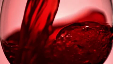 Glass of wine Stock Footage 300023319