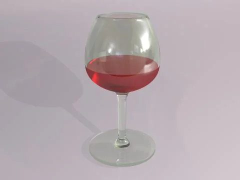 Glass of wine Stock Illustration