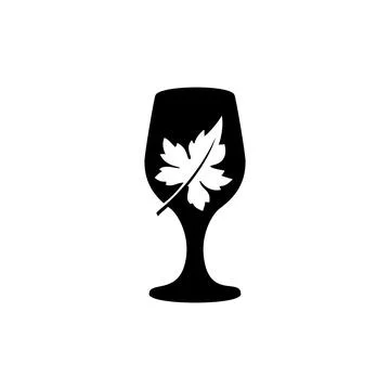 A GLASS OF WINE Stock Illustration