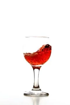 Glass of wine Stock Photos