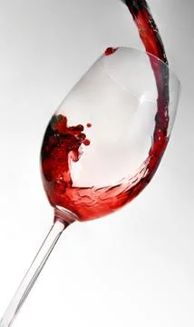 Glass of wine Stock Photos