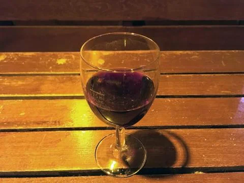 Glass of wine. Stock Photos