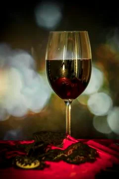 A Glass of Wine Stock Photos