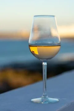 Glass of wine Stock Photos