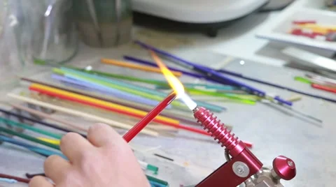 Glass workshop Stock Footage 61917579