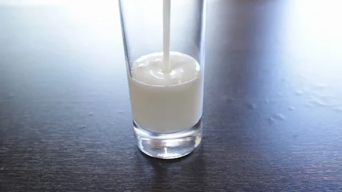 A glass of yogurt. Stock Footage 112538545