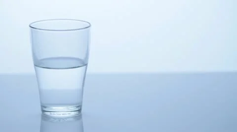 Glass_half_full_left Stock Footage 11611129