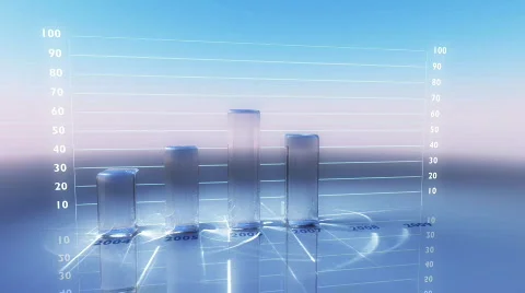 GlassChart2 Stock Footage 612532