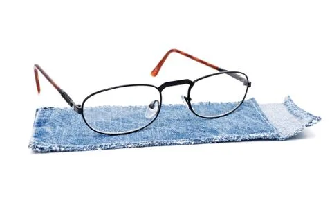 Glasses and case Stock Photos