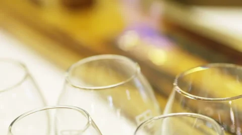 Glasses on background Fire 스톡 동영상 43025280