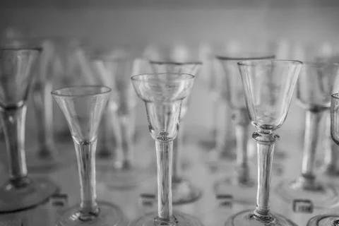 Glasses BW Stock Photos