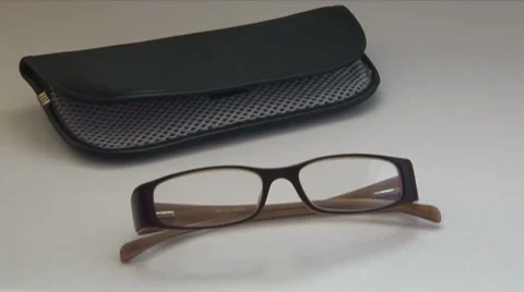 Glasses Case Stock Footage 7753075