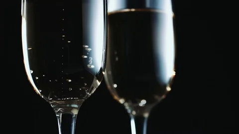 Glasses with champagne 動画素材 70642534