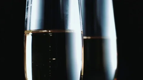 Glasses with champagne 動画素材 70642832