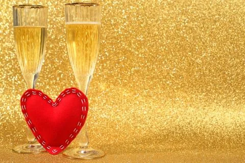 Glasses of champagne Stock-Fotos