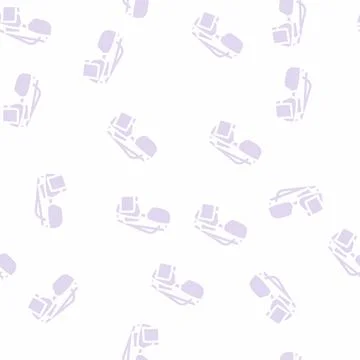 Glasses cleaning microfiber glyph vector seamless pattern Stock Illustration