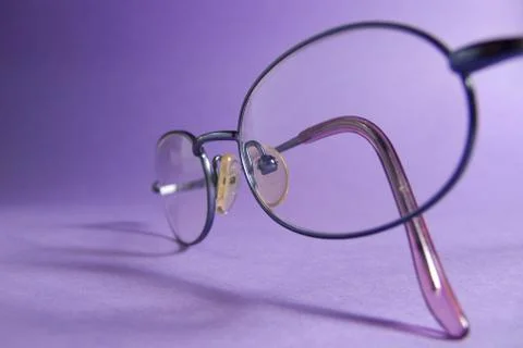 Glasses close-up Stock Photos