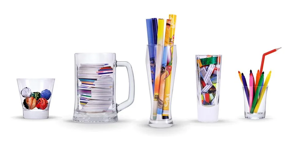 Glasses for creativity Stock Photos