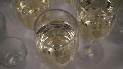 Glasses with drinks Stock Footage 159881936