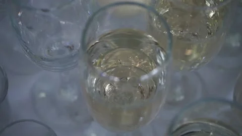 Glasses with drinks Stock Footage 159881946