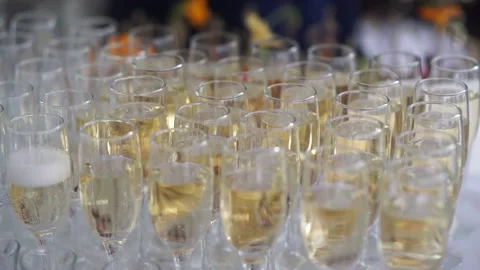 Glasses with drinks Stock Footage 159881978