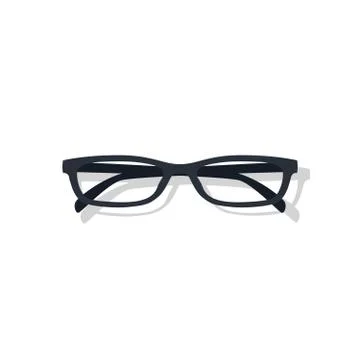 Glasses frame vector graphic illustration. Eye wear accessory Stock Illustration
